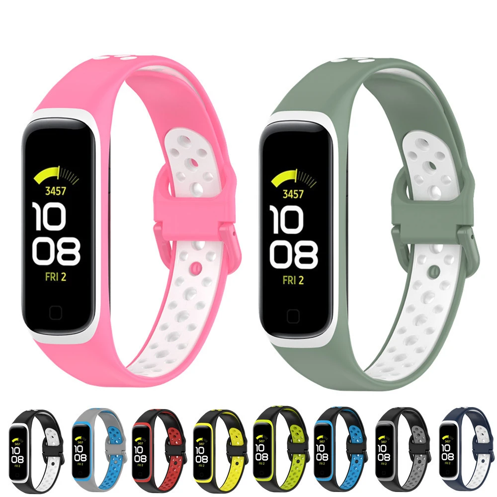 Soft Strap For Samsung Galaxy Fit 2 SM-R220 Smart Watch For Samsung Galaxy Fit2 Silicone Bracelet Replacement Wristband