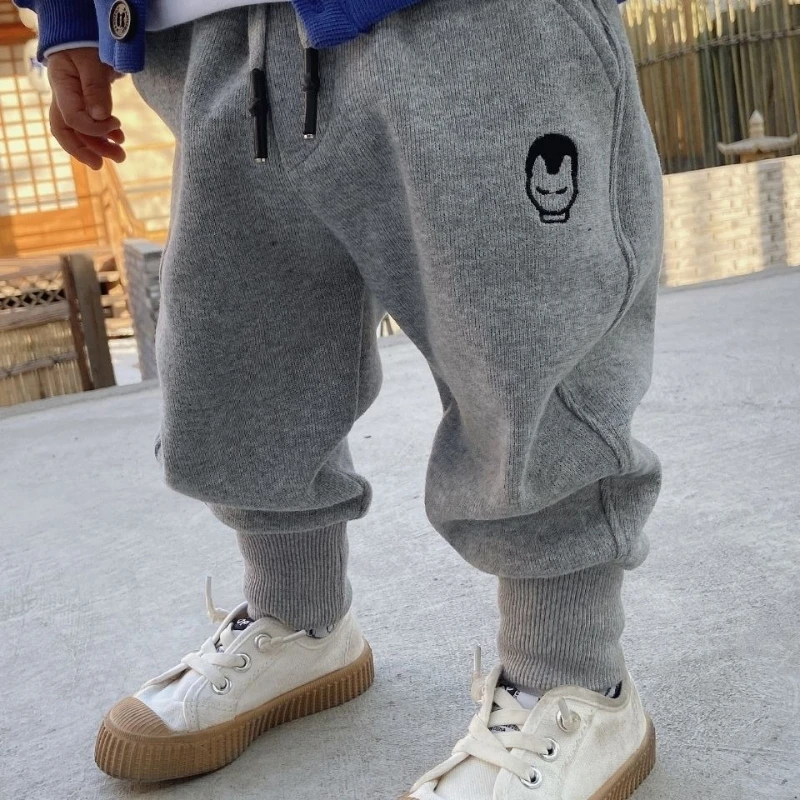 Iron Man Jogger Sweatpants, Comfortable Long Casual Pants for Boys Superhero Style New Arrival
