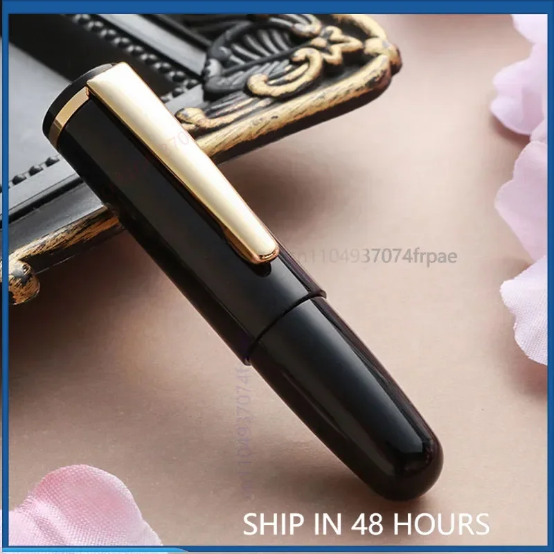 For Mini Pocket Fountain Pen Vivid Acrylic Barrel Ink Fillable Cute Design Daily Writing Gift Pen