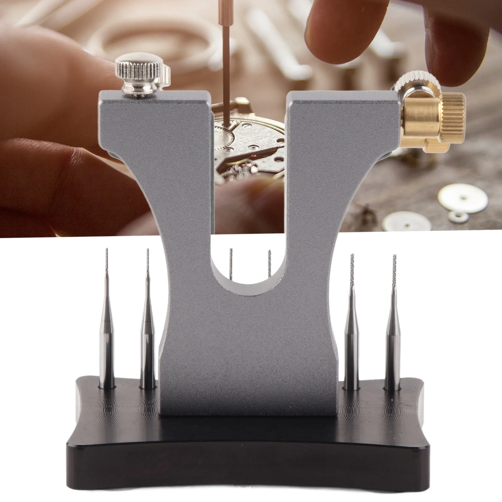 Broken Screw Remover Tool for Watchmaker Watch Broken Screw Extractor Set 8 Pins Damaged Screw Remover Tool for Watch Repairing