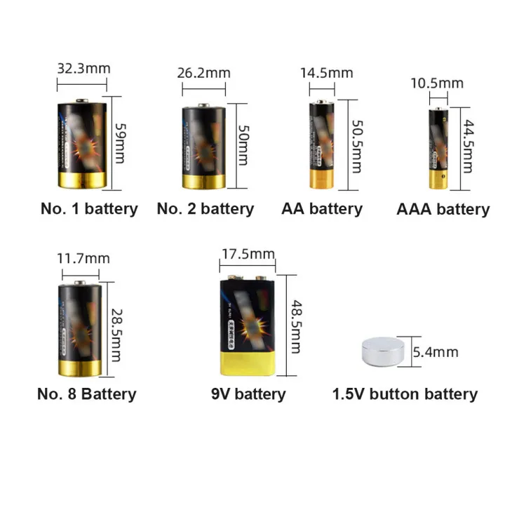 Universal Digital Battery Tester AA/AAA Battery Checker Button Cell Battery Capacity Check Detector Capacitance Diagnostic Tool