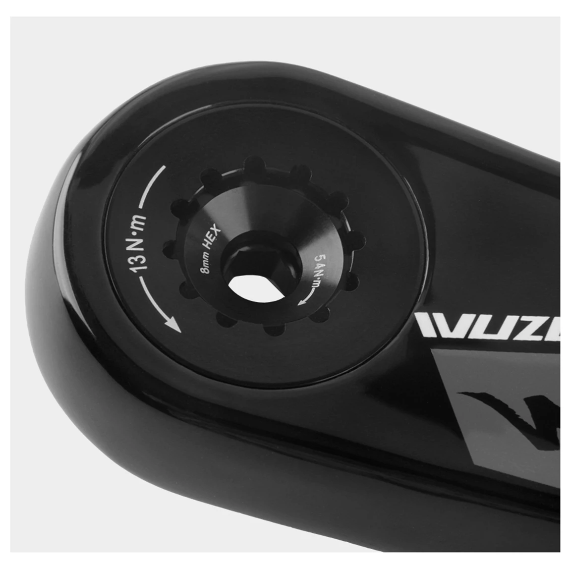 WUZEI 3-Bolzen Carbon-Kurbelgarnitur 165 170mm Rennrad-Kurbel 24mm 29mm Ti AL7075 Achse Faltrad-Kettenblatt für SRAM – Detail 11