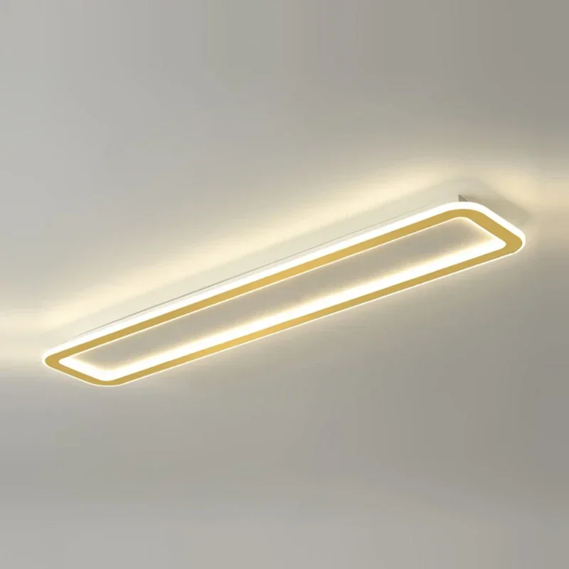 Imagem -06 - Moderna Lâmpada de Teto Led para Corredor Vestiário Luz Jantar Sala Estar Design Minimalista Lustres Decoração Casa Iluminação