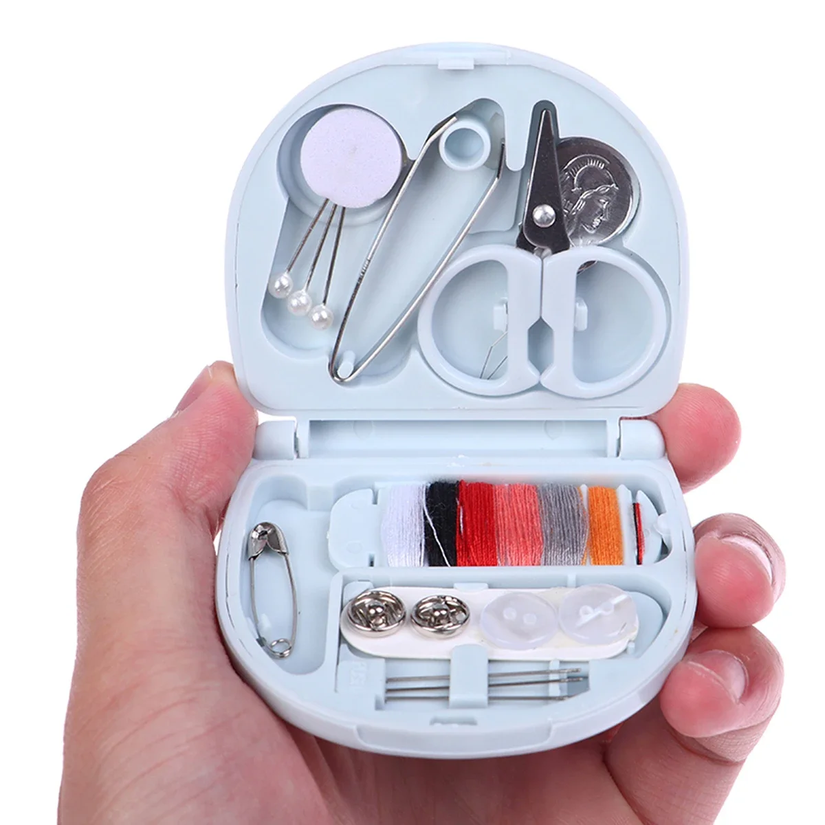 Mini Tragbare Nähsets DIY Multifunktionales Nähkasten-Set für Handquiltarbeiten, Nähen, Stickerei, Faden und Nähzubehör – Detail 1