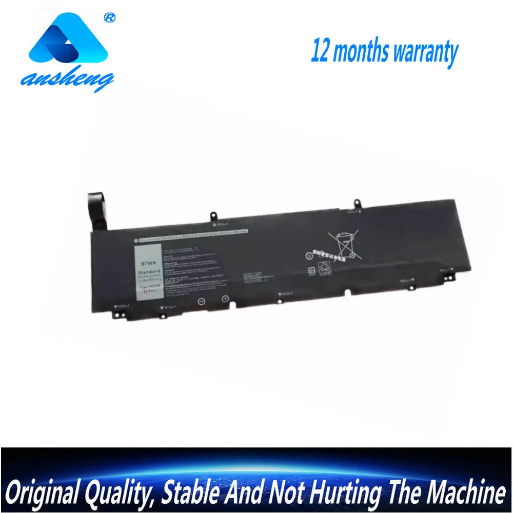 

11.4V 56WH 5XJ6R / 97Wh XG4K6 Laptop Battery For Dell XPS 17 9700 9710 01RR3 F8CPG Precision 5750 5760 5770 XPS17