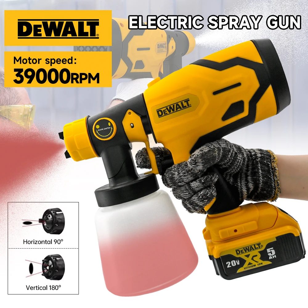 

Электрический распылитель Dewalt для рисования и полива цветов, тонкий туман, равномерный спрей, компактная, легкая конструкция