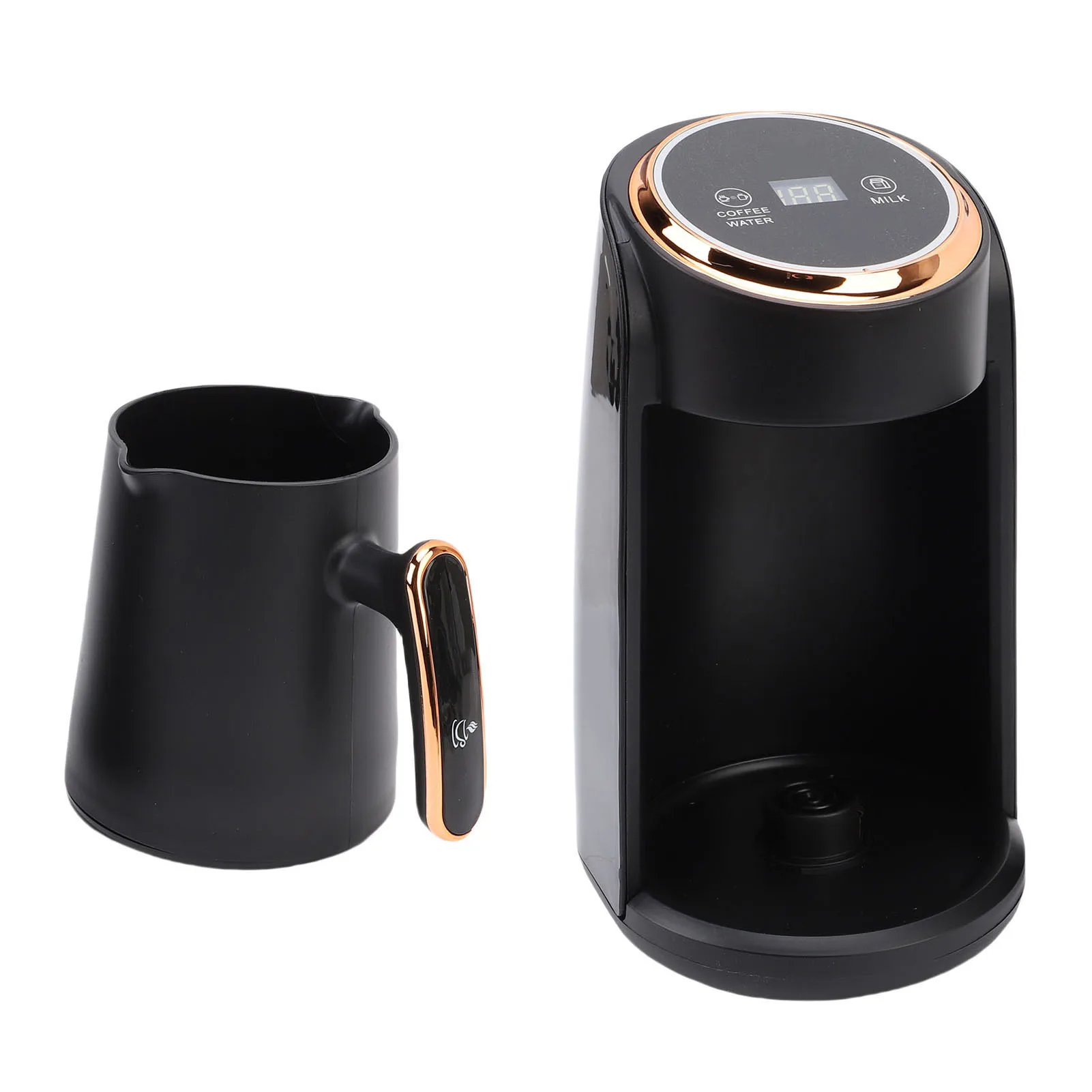 

Electric Turkish Coffee Pot Turkish Coffee Machine 600W Anti Overflow 300ML Visible Turkish Coffee Maker 4 Cup for Home