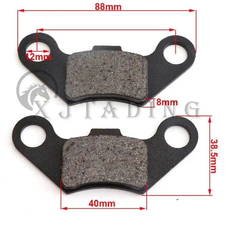 Motorcycle Brakes Front Rear Disc Brake Pads Shoes For 50cc 70cc 110cc 125cc 150cc ATV GO Kart Dirt Bike Pit Bike BUGGY PARTS