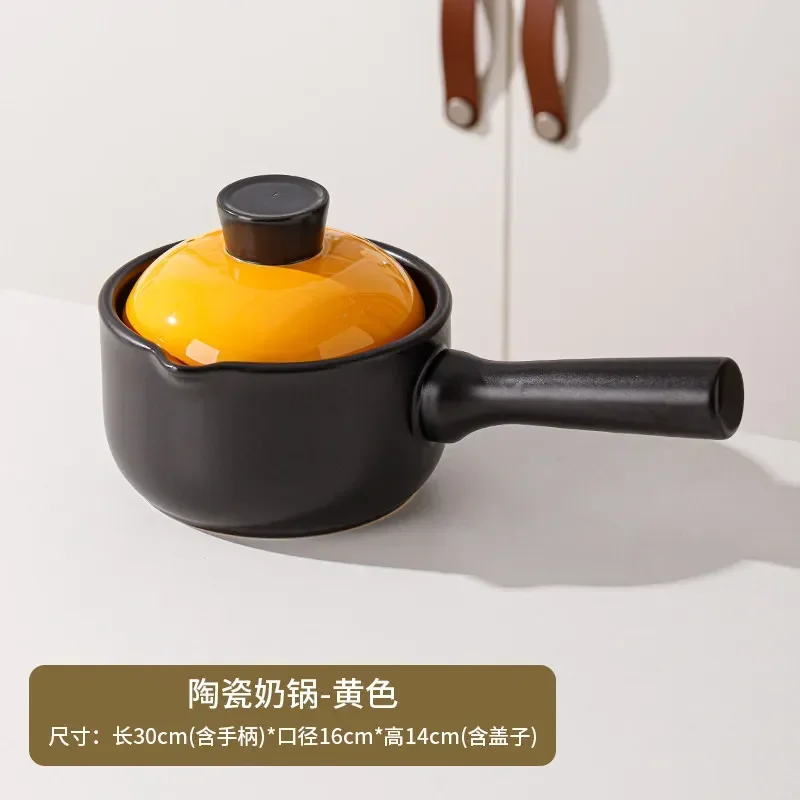 Mini milk clay pot for cooking casserole slow cooker pots for cooking Ceramic cookware pots and pans High temperature crock pot
