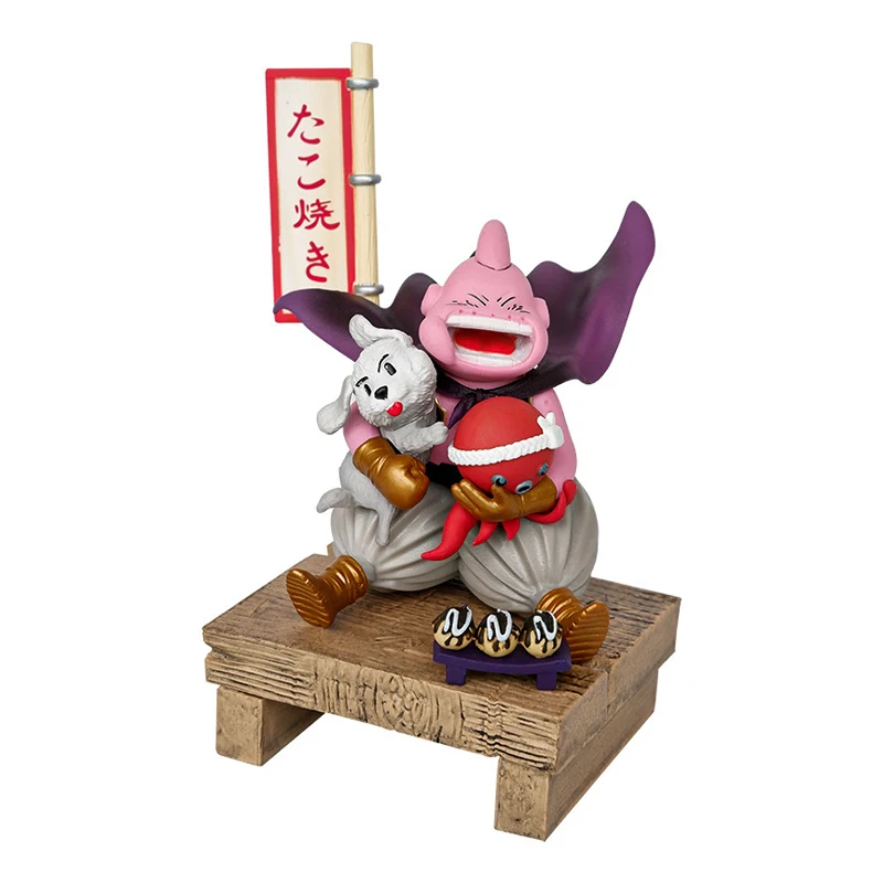 

15cm Dragon Ball Z Figure Buu Action Anime Figures Manji Buu And Dog Statue Model Gk Dbz Collection Ornament Figurine Toy Gift