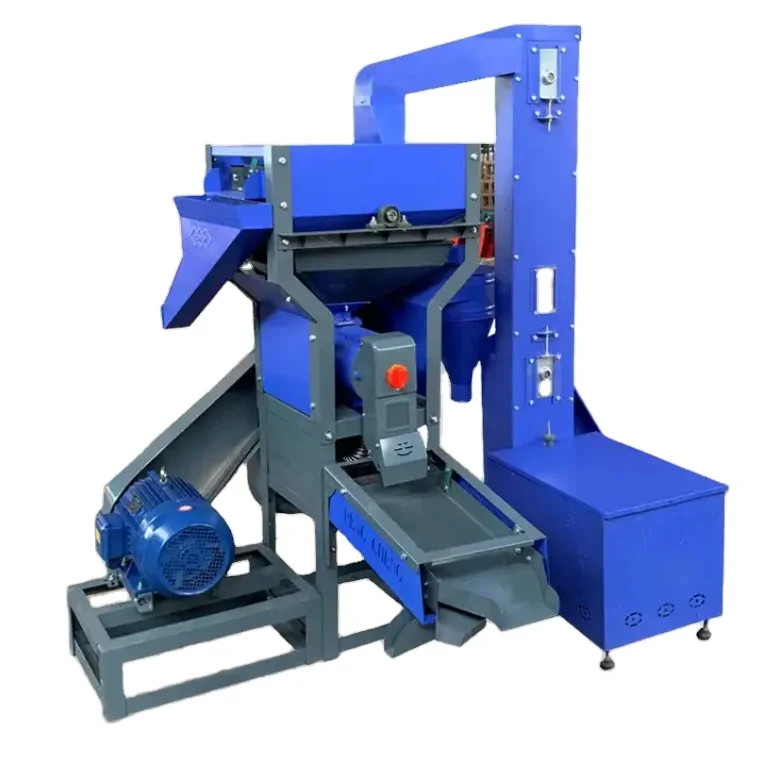 Diesel Engine Rice Machinery For Commerical Use Rice Mill Machine With Elevator and Vibratory Sieve