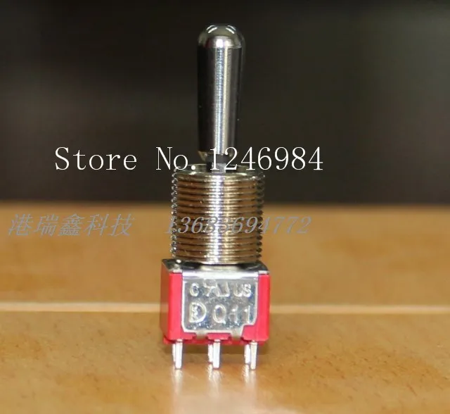 [SA]T812-Z six foot stalls Full M612 dual large toggle toggle switch Q11 Taiwan Deli Wei 1MD6--20pcs/lot