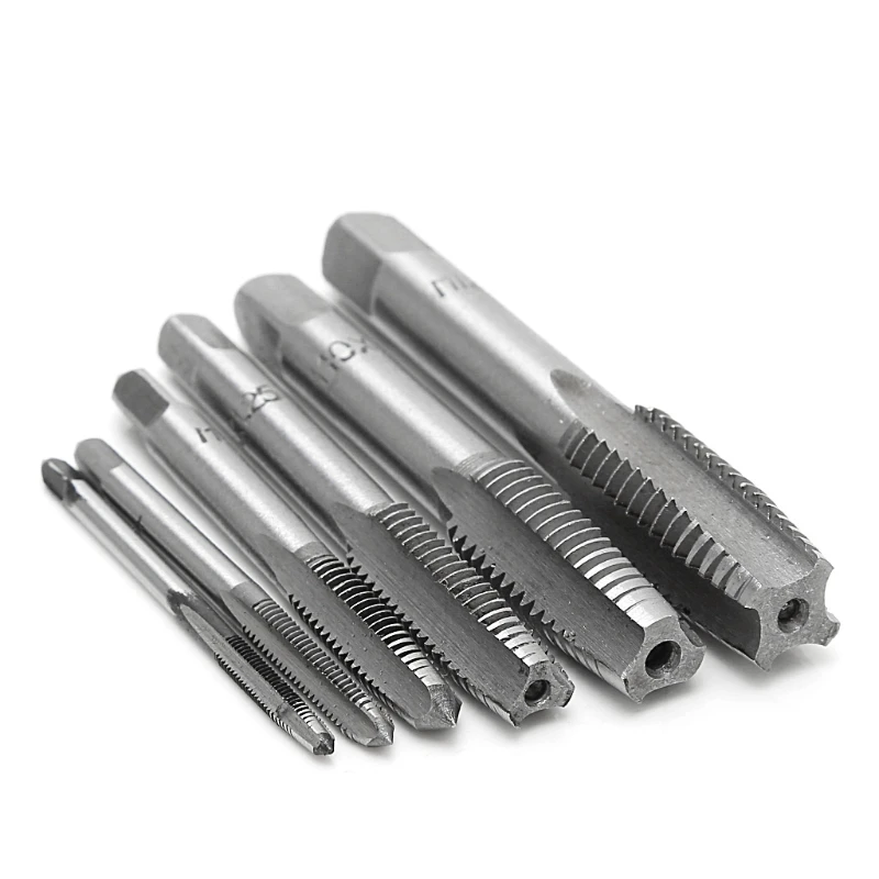 M6CF 12 Pcs Hand Screw Thread Taps Wire Tapping Screwdriver Bit M6