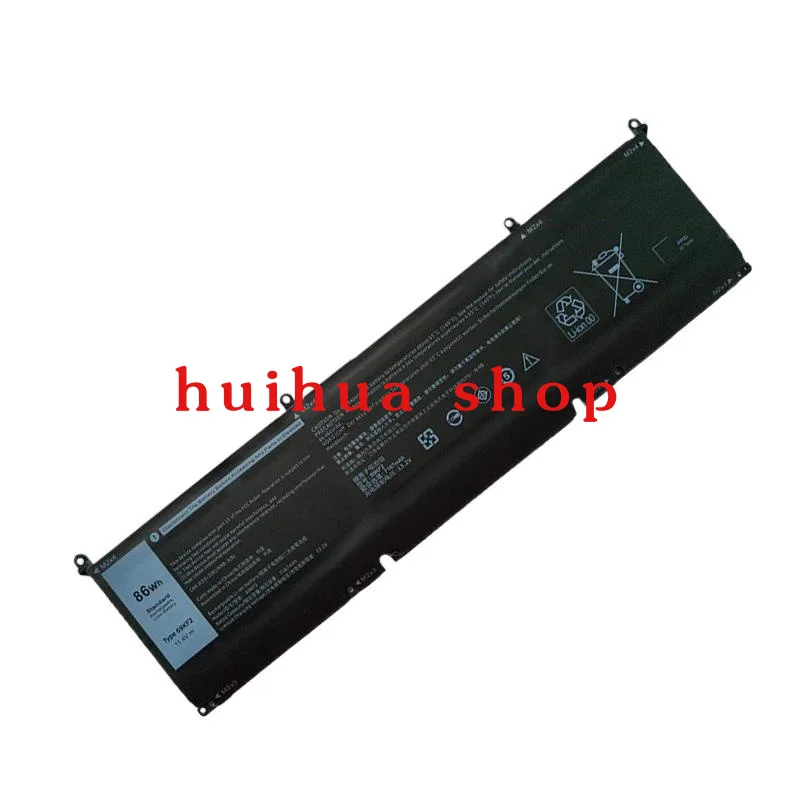 

69KF2 Laptop Battery For DELL XPS 15 9500 9510 9520 9530 Precision 5550 5560 G15 5510 5511 5520 5515 5521 G7 15 7500 P91F P87F