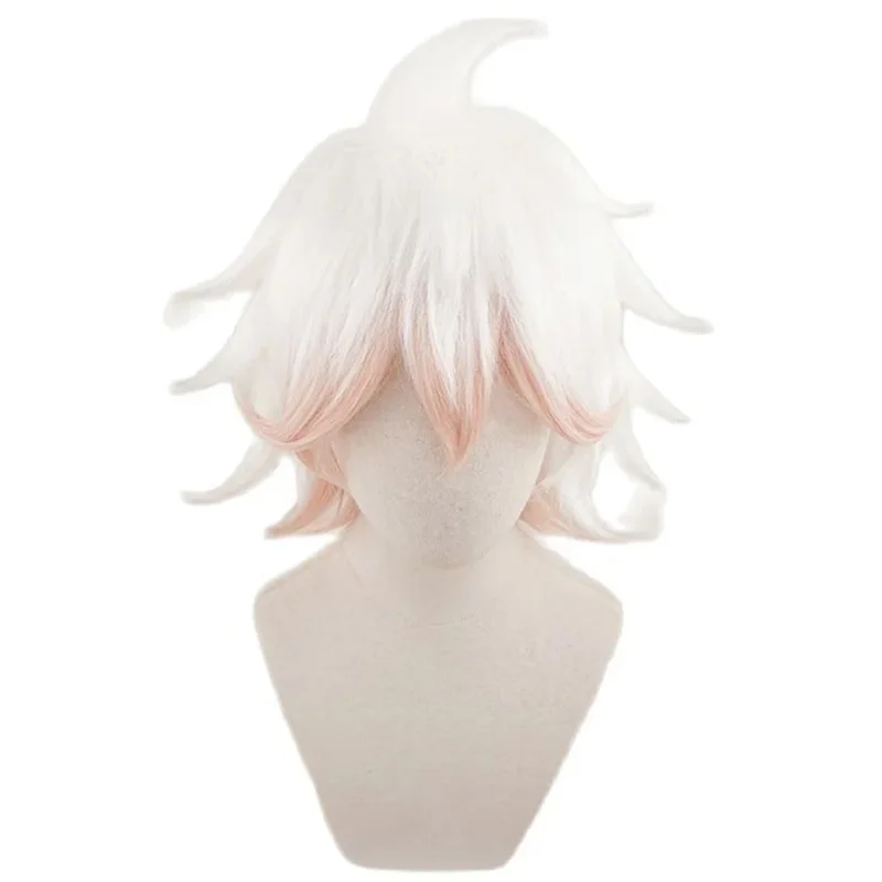 ชุดคอสเพลย์ฮาโลวีนสำหรับผู้ชายชุดคอสเพลย์อนิเมะ danganronpa nagito komaeda สำหรับผู้ชาย