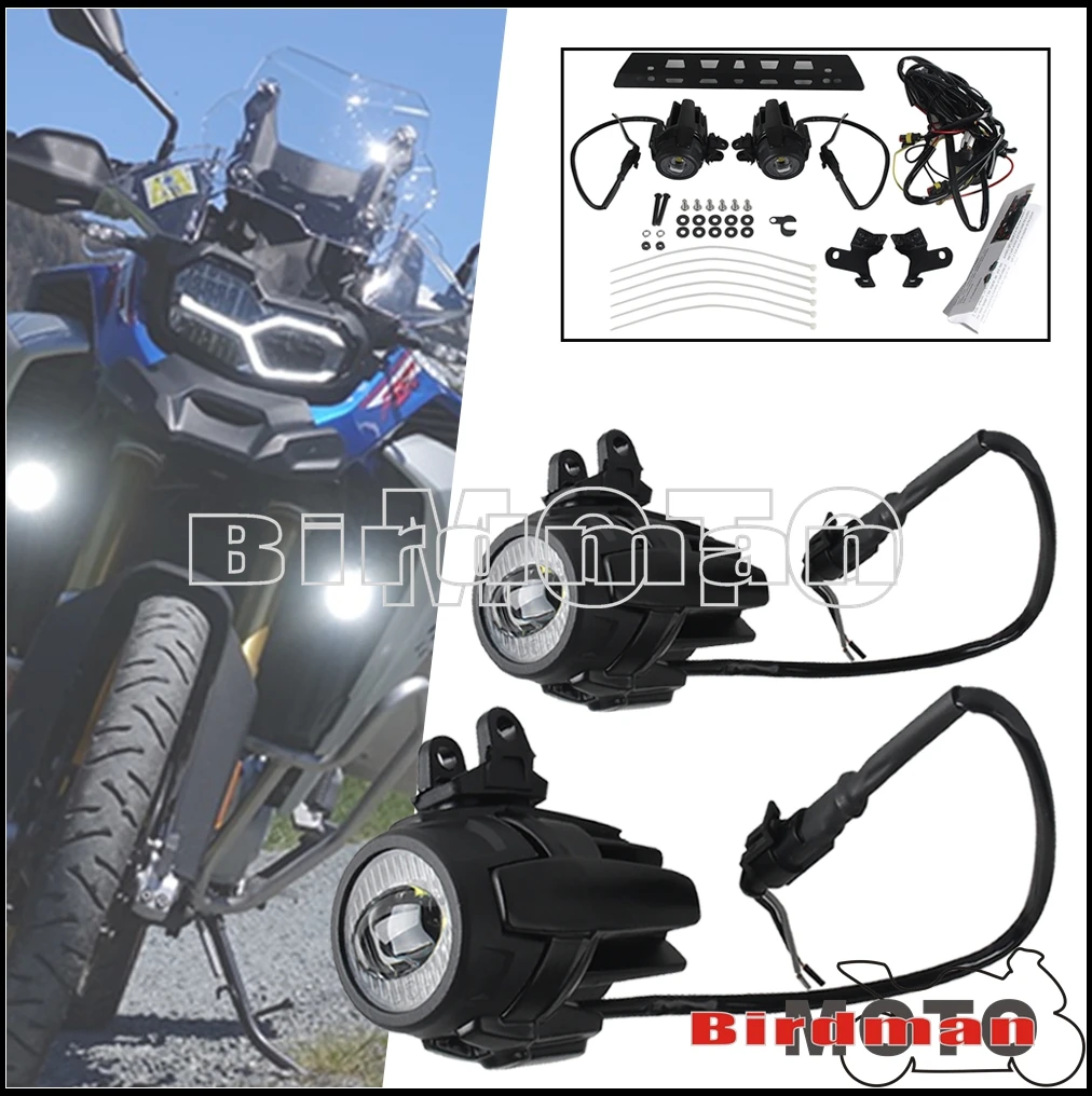 

Motorcycle Led Lights For BMW F750 GS F850 GS F750GS F850GS 19-2023 LED Auxiliary Light Bar Spot Lamp Iron Steel Aluminum Black