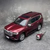 1/18 LCD 자동차 모델 랜드 크루저 LC300 ZX SUV 금속 자동차 시뮬레이션 룸 장식 다이 캐스트 모델 소년 맞춤 생일 장난감 선물 5