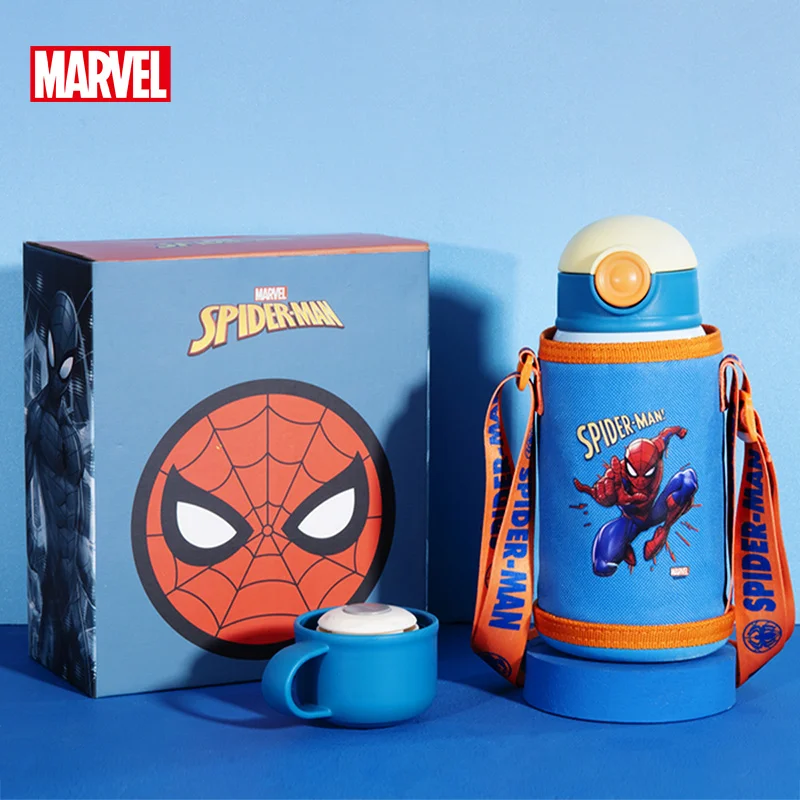 

580 мл Disney SpiderMan детская изолированная бутылка для воды милые дети изолированная бутылка для воды изолированные кружки из нержавеющей стали студенческие кружки
