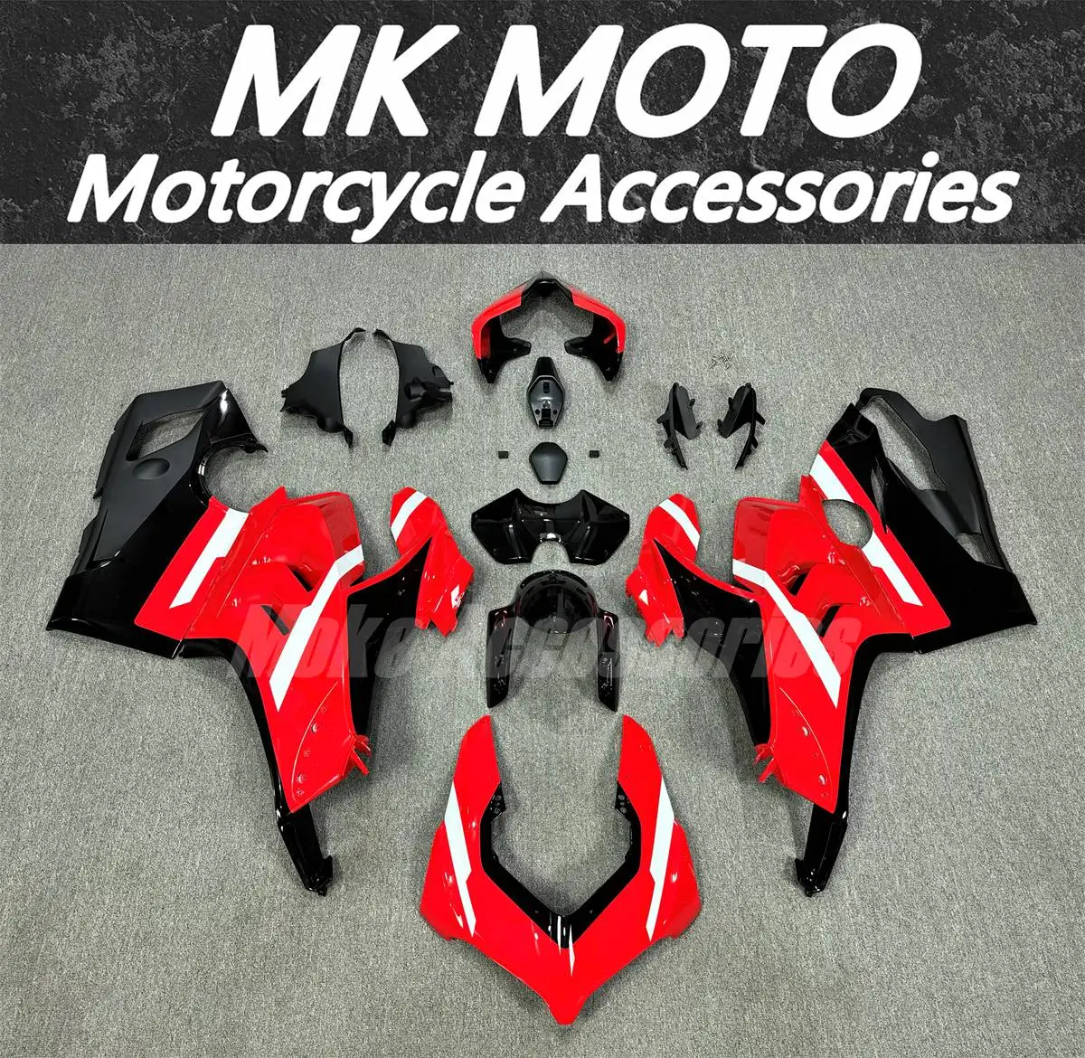 

Moke moto Fairings Kit Fit For Panigale v4s v4r 2020 2021 Bodywork Set 20 21 Abs High Quality Injection Red White Black New