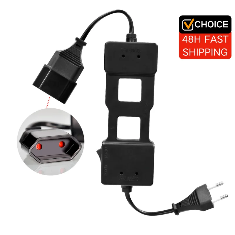 

AC Current Line Splitter 10x Socket/Tester for Clamp Meter Ampere and Current Measurements uA and mA with Multimeter