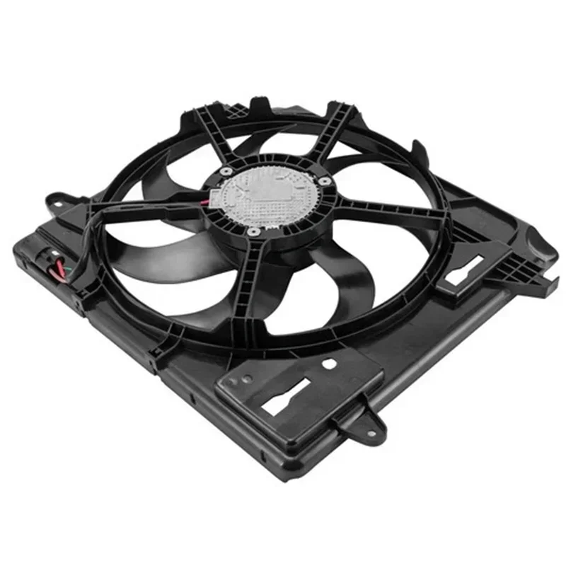 Conjunto de ventilador de refrigeración del radiador Compatible con Wrangler 2012-2017 reemplaza 68143894AB