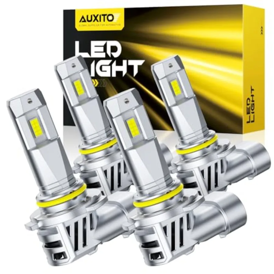 

9005 9006 bulbs for automotive headlights LED white 88000LM ultra-bright with plug-n-play installation long lifespan no flicker