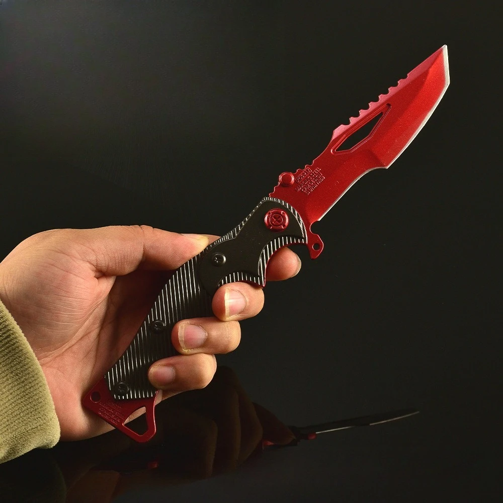 24cm/9.45인치 아레나 브레이크아웃 나이프 게임 주변기기 나이프 무기 모델 데스크탑 장식품 컬렉션 소녀 소년 생일 선물