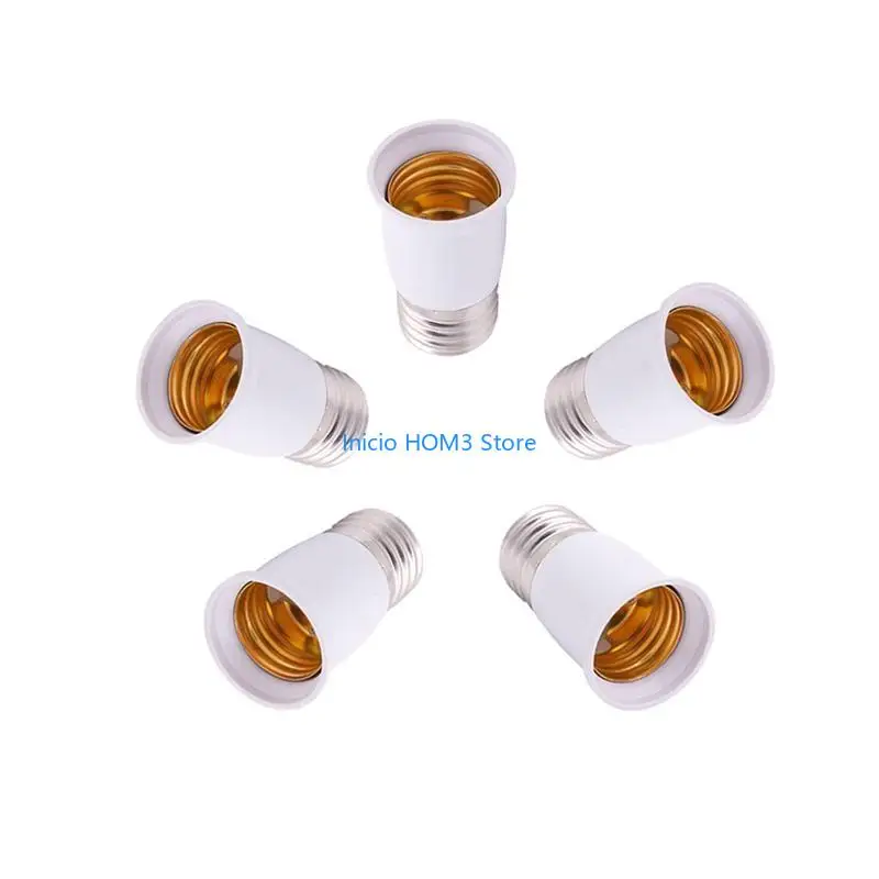 A5YD 1 65mm E27 To E27 Socket Extension Base Bulb Adapter Converter Holder