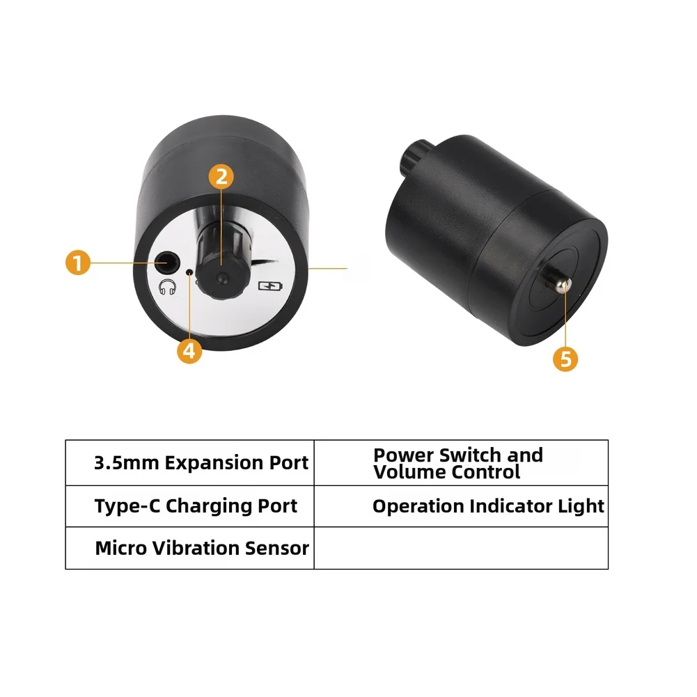 Leak Detector with Adjustable Volume and Pointer-Type Sound Frequency Display for Precise Pipe Leak Identification