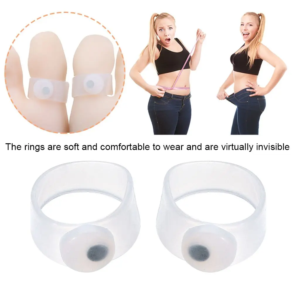 Easy to Use Health Weight New Fashion Magnetic  Toe Tip Rings Silicone Body Magnetic Slimming