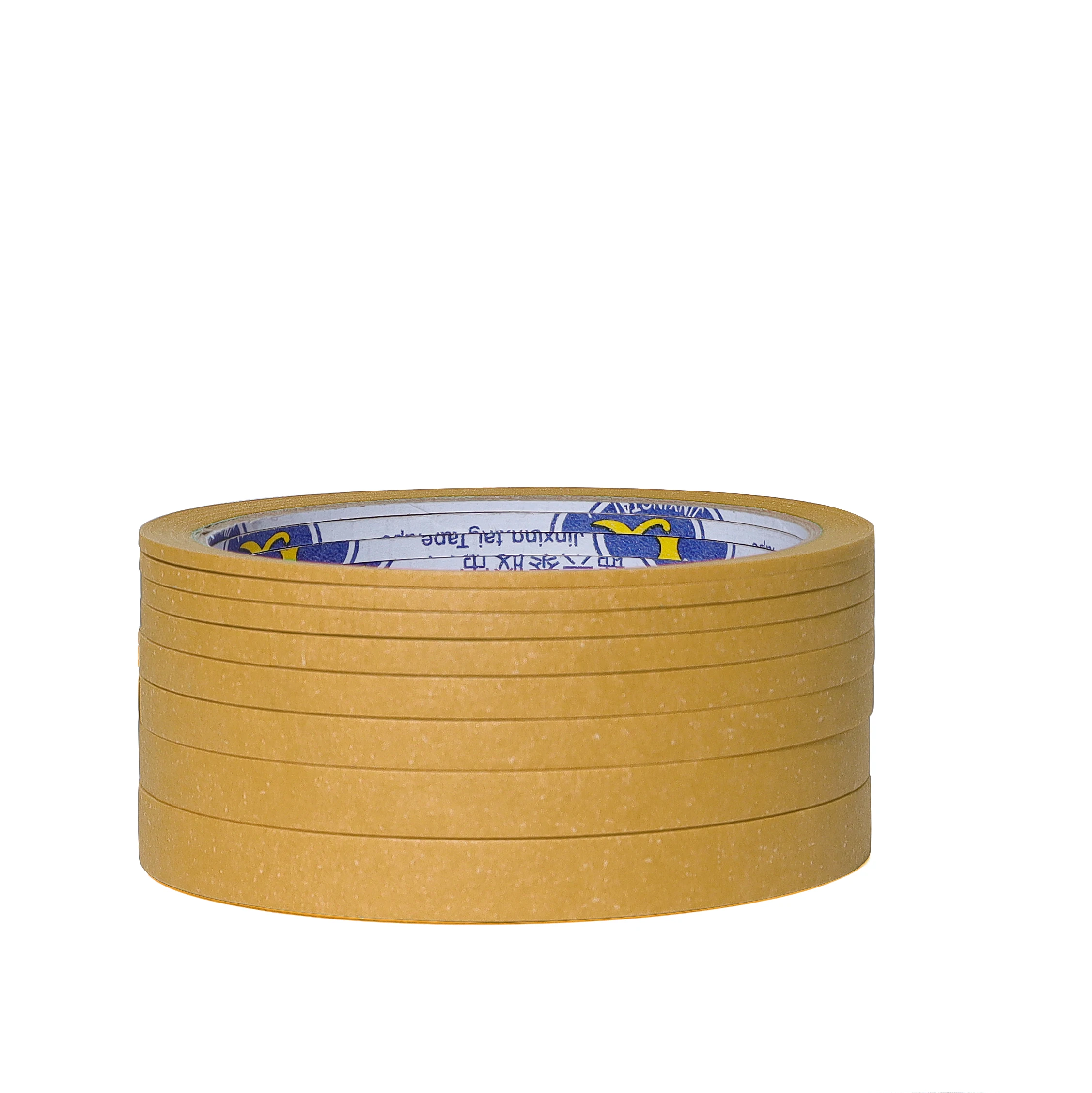 8 Rolls Brown Fine Line Masking Tape Set, 2mm-10mm X 25M Each, Multi-Purpose Adhesive Tape for Nail Art, Painting, Spray Paint,