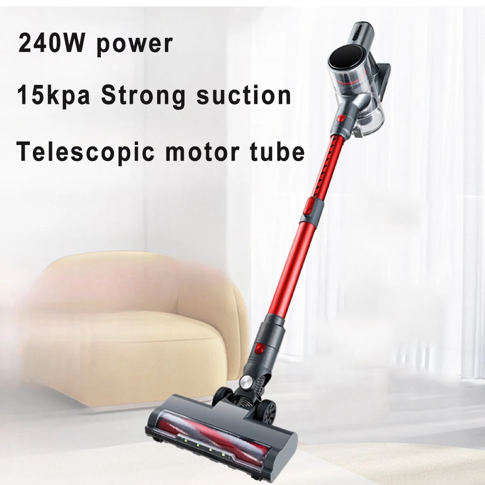 Portable Wireless Cleaner Vacuum Cleaner 13Kpa Powerful Suction Vacuum 4 in 1 Lightweight Vacuum for Hardwood Floor Pet Hair