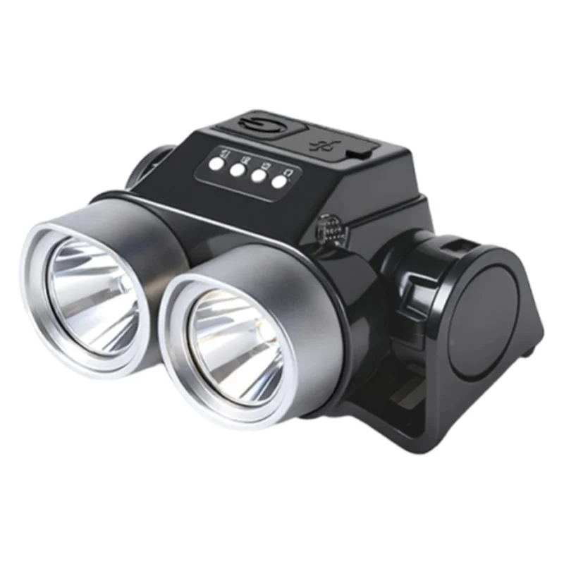 AliExpress NONE High-Brightness Bicycle Light Rechargeable Rainproof Cycling Headlight 8 Modes Powerful MTB Flashlight for Outdoor Hiking Travel