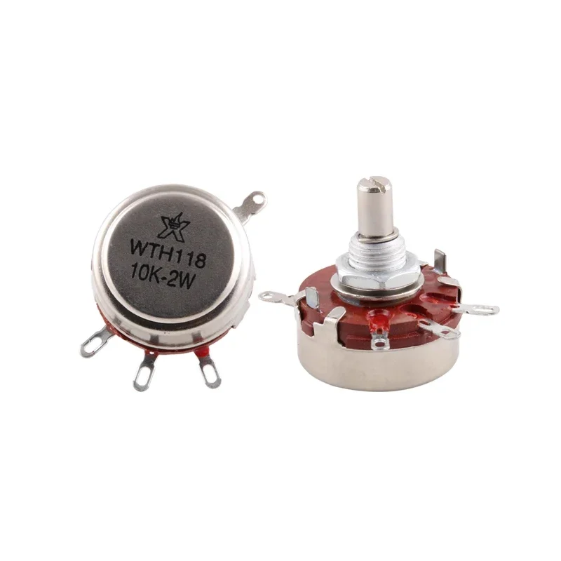 WTH118-1A 2W Single-Turn Carbon Film Potentiometer 470R 1K 2.2K 4.7K 5.1K 5.6K 10K 22K 33K 47K 100K 220K 330K 470K 500K 1M