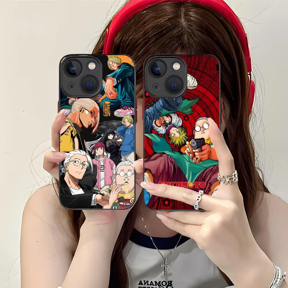 

Чехол для мобильного телефона Sakamoto Days для iPhone 16, 15, 14, 13, 12, 11 X XR XS 8 7 Pro Max Plus, силиконовый чехол с цветным принтом