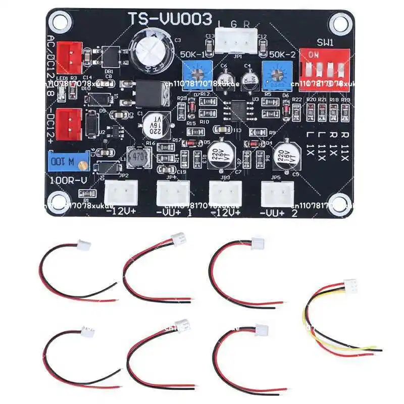 High and Low Frequency Access with Adjustment Light and Dark Backlight Power Amplifier Chassis VU Level Meter Head Driver Board