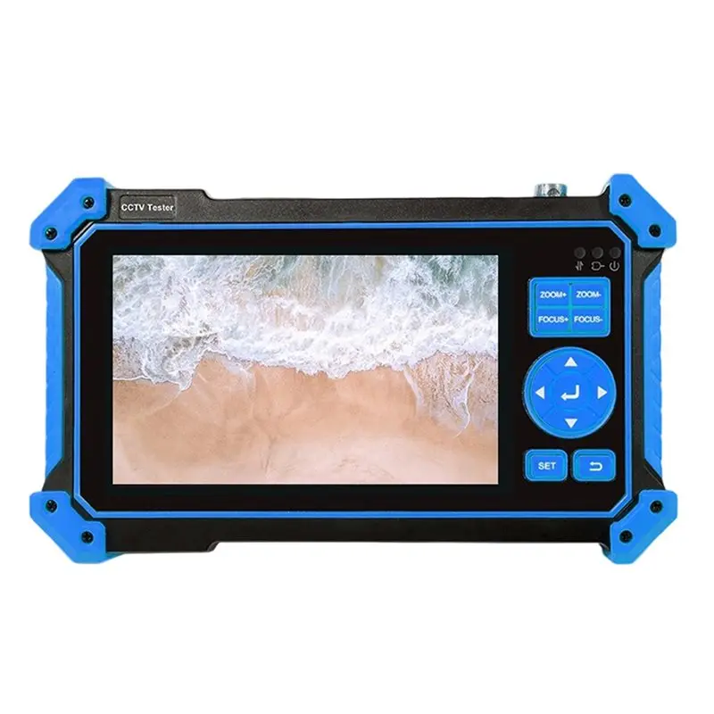 

FULL-8MP AHD CVI TVI Camera Tester 5 Inch -Compatible VGA Input Video Cable Security Camera Tester For CCTV Systems