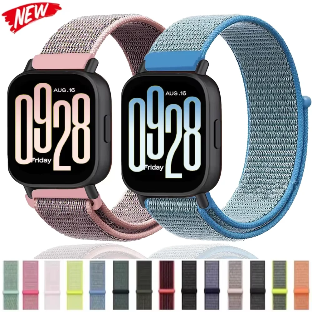 20/22mm Nylon braided Strap for Redmi Watch 5 Active Sports Breathable Replacement Belt For Redmi Wach 5 Lite Bracelet Watchband