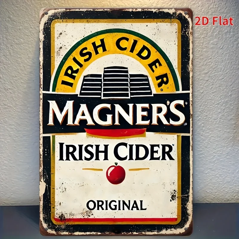 

Оловянная вывеска в винтажном стиле - Magners Irish Cider, деревенский металлический настенный декор для дома, бара, кафе, гаража, фермерского дома, бара, настенного декора |