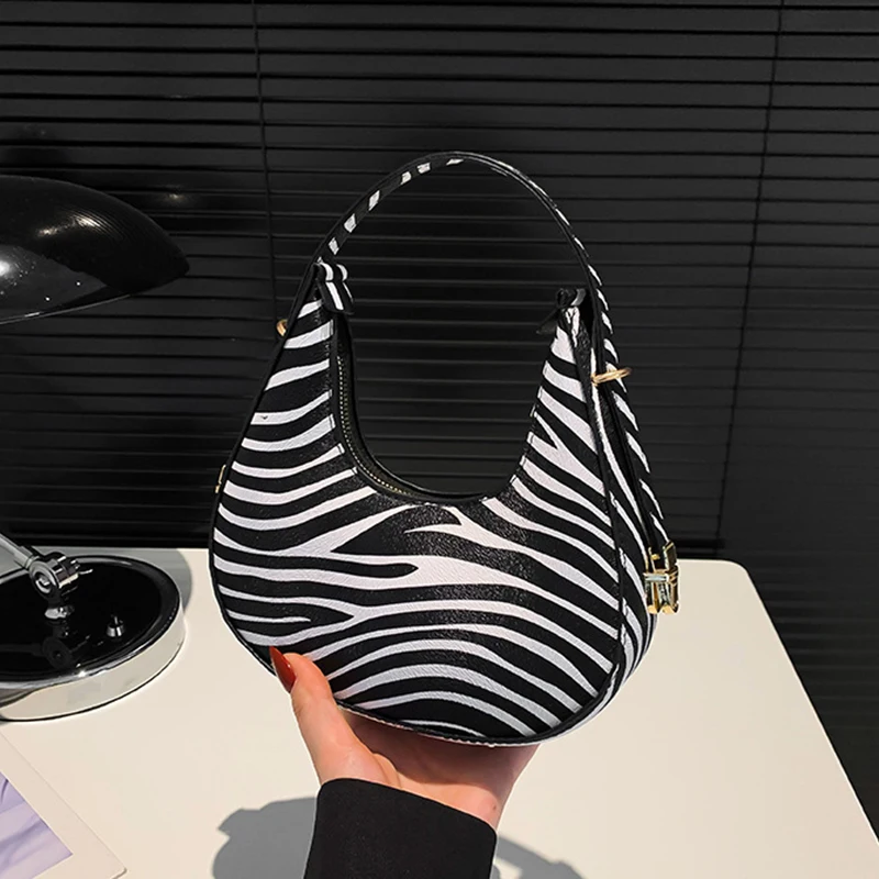 Neue Kuh Muster Schulter Tasche Für Frühling/Sommer Vielseitige frauen Tasche Personalisierte Koreanische Leopard Muster Unterarm Handtasche – Detail 20