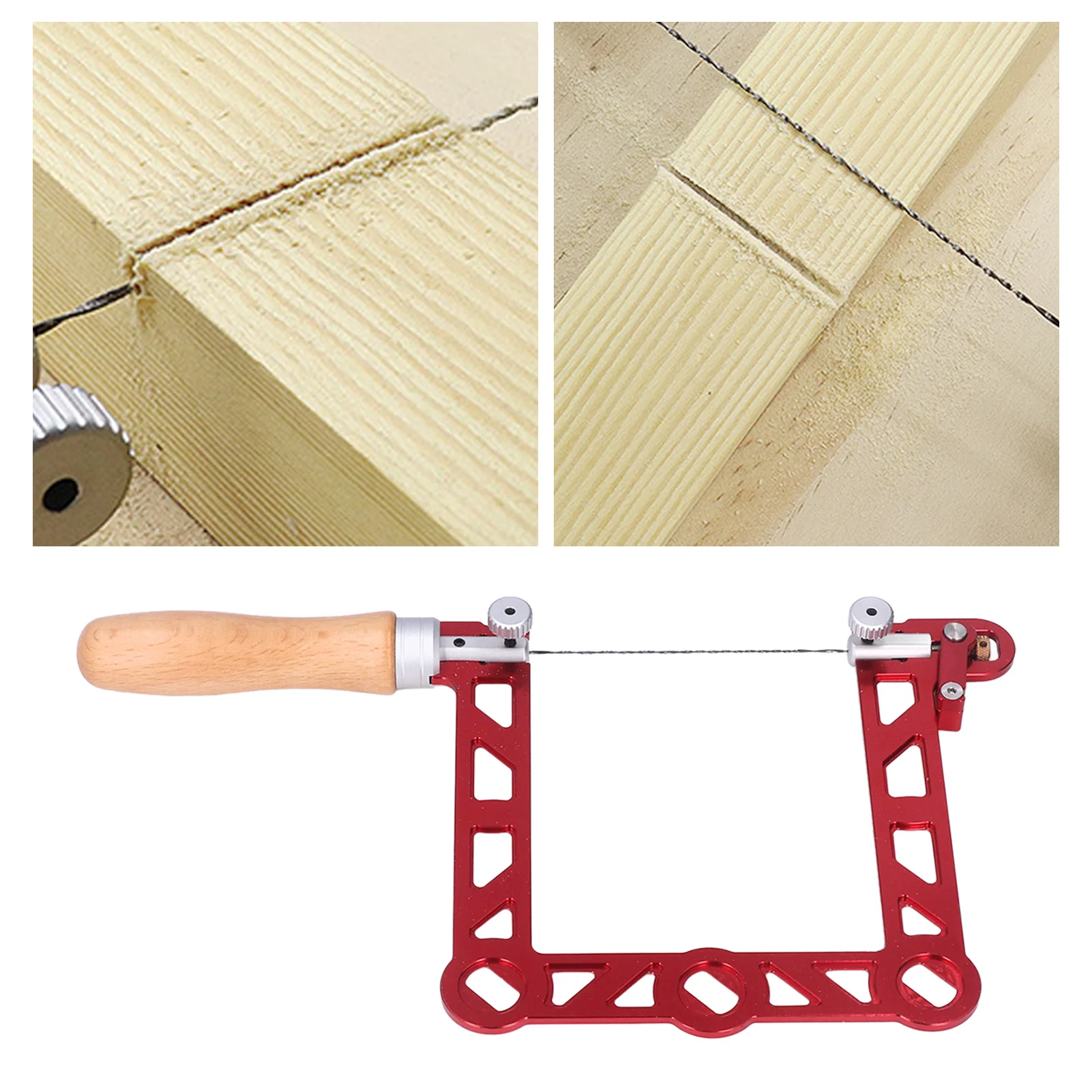 Mini Woodworking Hand Saw U Shape Wooden Handle Coping Saw for Jeweler Metal Processing Hand Coping Saw Wooden Handle Saw