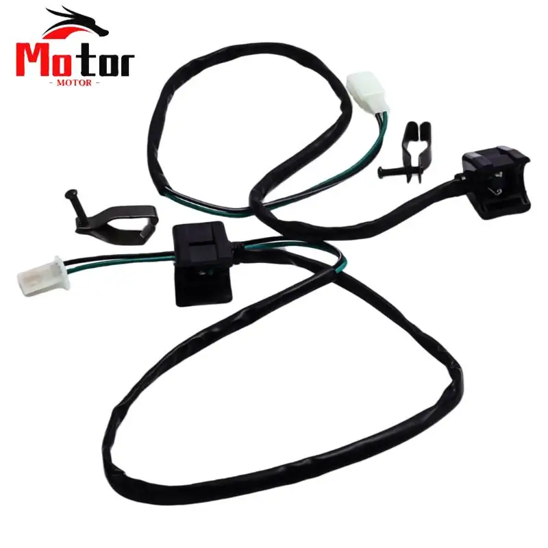 Green and yellow optional, square start switch suitable for motorcycle engine emergency power-off switch accessories