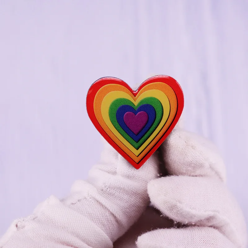 سلسلة فخر سحاقية دبوس مينا معدني ، بروش علم كلمة Lgbt ، زخرفة حقيبة الظهر ، هدايا المجوهرات ، لطيف ، فاخر