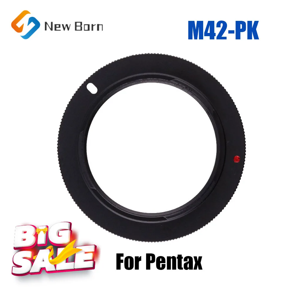 Metal M42-PK Mount Lens Adapter Ring For Pentax K-X K-7 K20D k10 K-5 K-M K-3 K-50 K-5 II K-30 K-01 K-r k100 K200 Camera DSLR