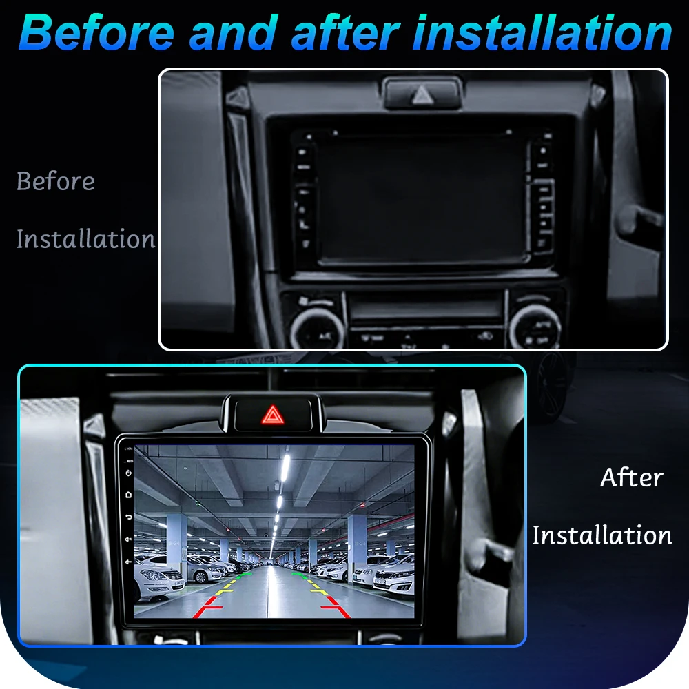Android For Toyota Corolla Axio 2 Fielder 3 E160 2012-2021 Auto Radio Stereo 2 Din Head Unit Multimedia Player GPS Navigation BT