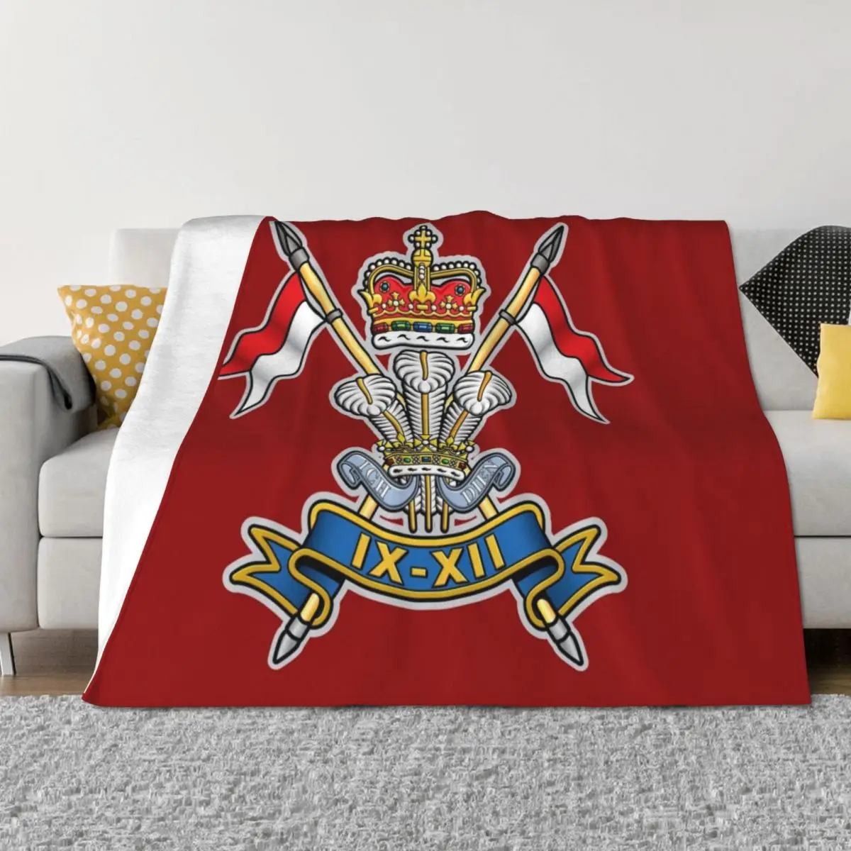 

9TH-12TH ROYAL LANCERS (PRINCE OF WALES'S) Throw Blanket Decorative Throw cosplay anime Blankets For Bed Sofa Quilt Blankets