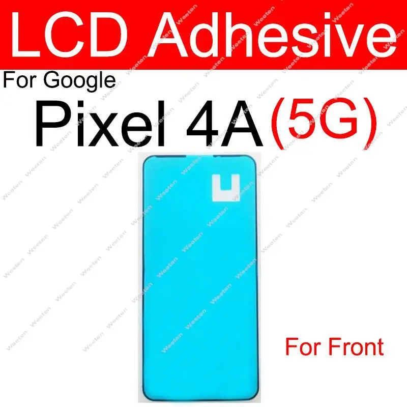 LCD + Back Adhesive For Google Pixel 4 4XL 4xl 4A 4G 5G Front Screen Adhesive Sticker Glue Rear Cover Adhesive Sticker Parts