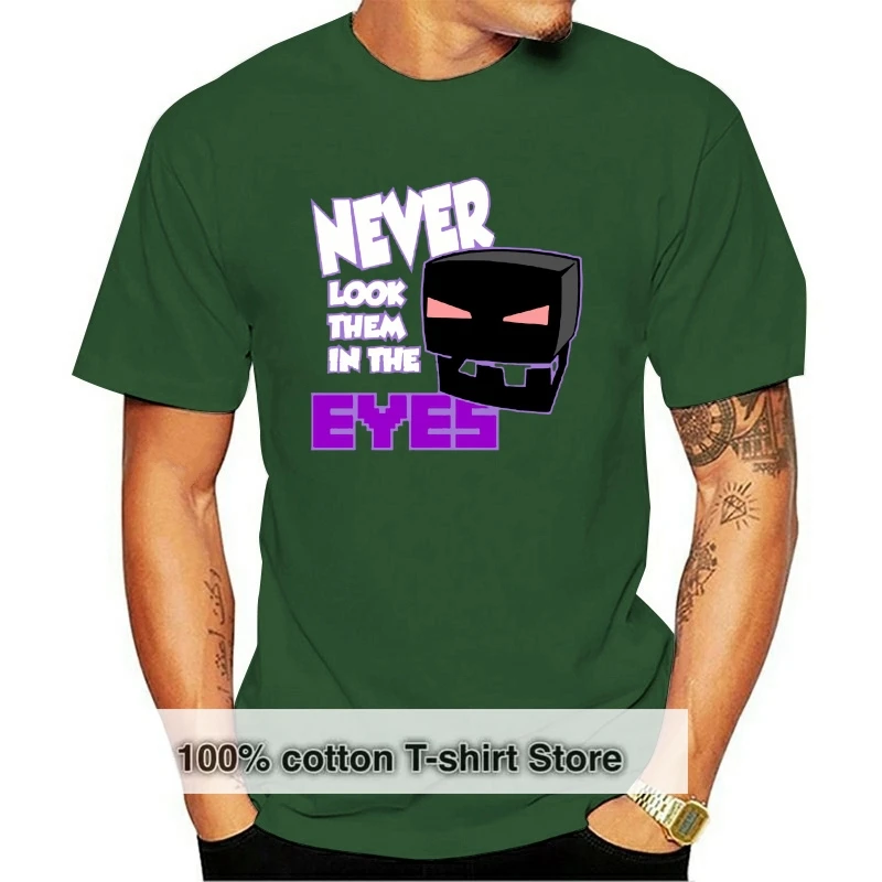 Men t-shirt Enderman Eyes tshirt Women t shirt