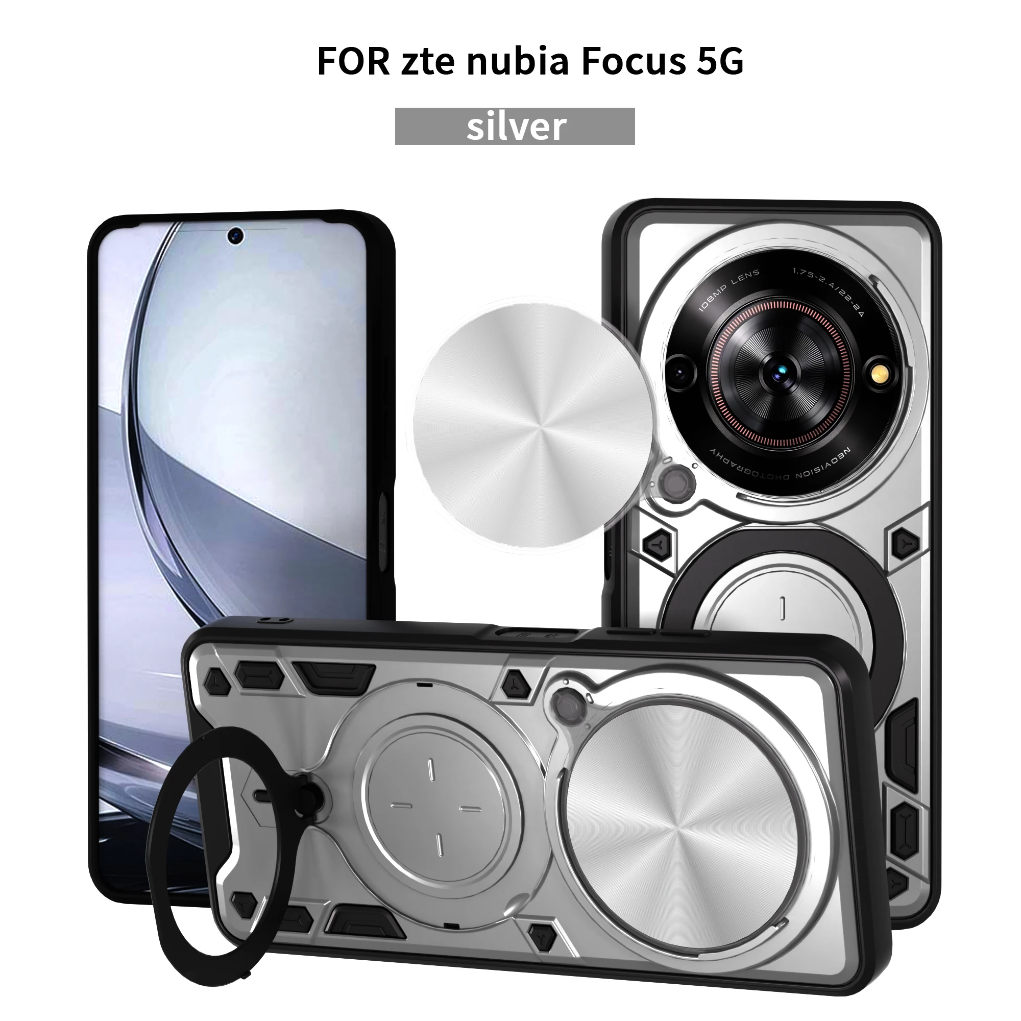 Für ZTE Nubia Focus 5G Handyhülle Blade A75 5G Hülle Robuste Panzerung ...