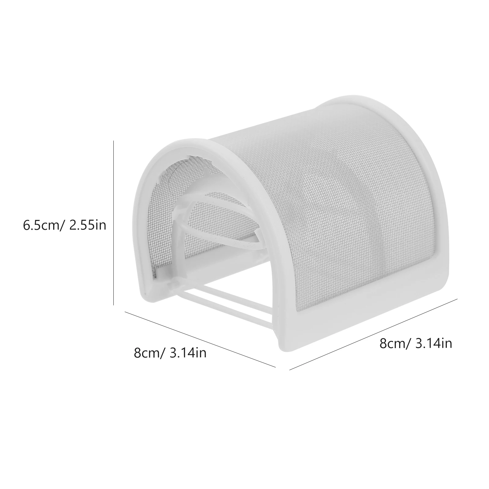 U Shaped Pop Filter Metal Windscreen Cover Handheld Mini Handheld Microphone Windscreen Shield Adjustable Accessories White